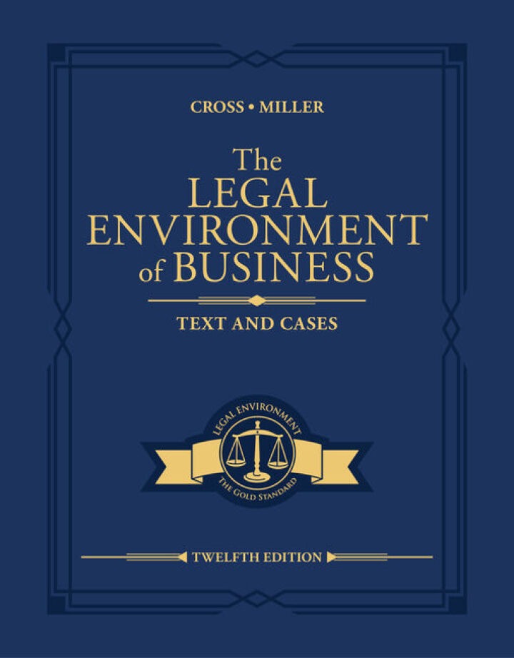 The Legal Environment of Business: Text and Cases, 12th Edition eBook