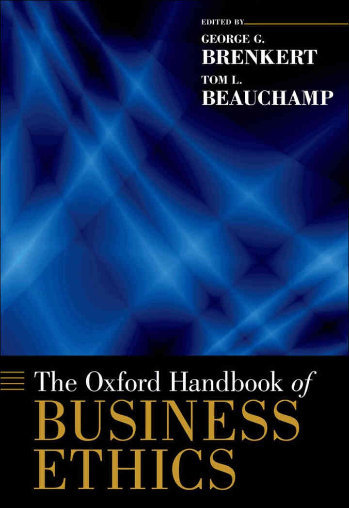 The Oxford Handbook of Business Ethics, 1st Edition eBook