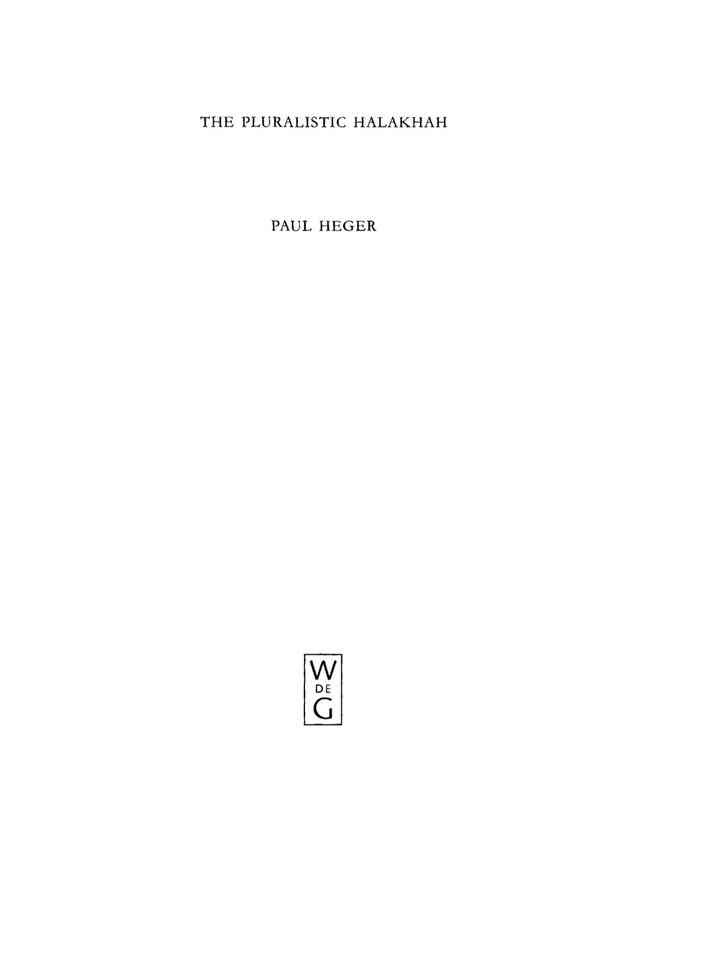 The Pluralistic Halakhah: Legal Innovations in the Late Second Commonwealth and Rabbinic Periods, 1st Edition eBook