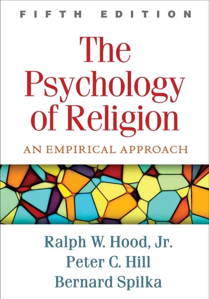 The Psychology of Religion: An Empirical Approach, 5th Edition eBook