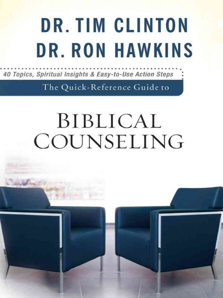 The Quick-Reference Guide to Biblical Counseling eBook
