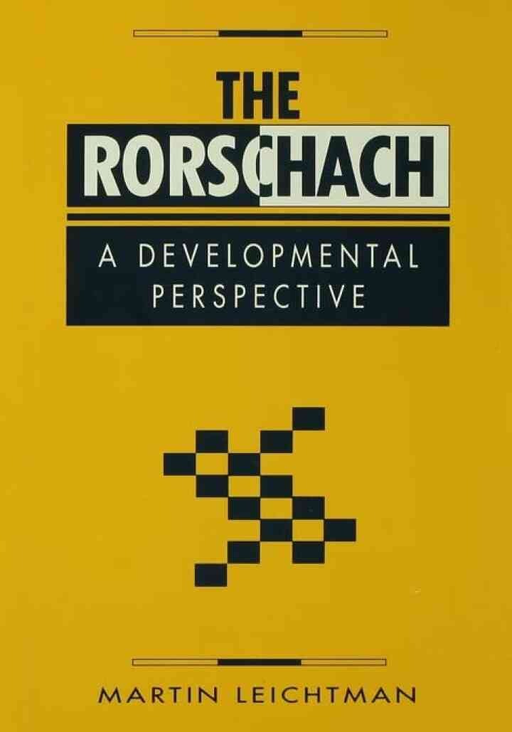 The Rorschach: A Developmental Perspective eBook