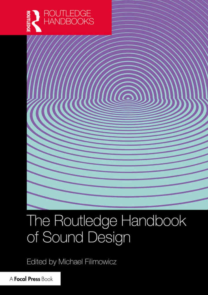 The Routledge Handbook of Sound Design eBook
