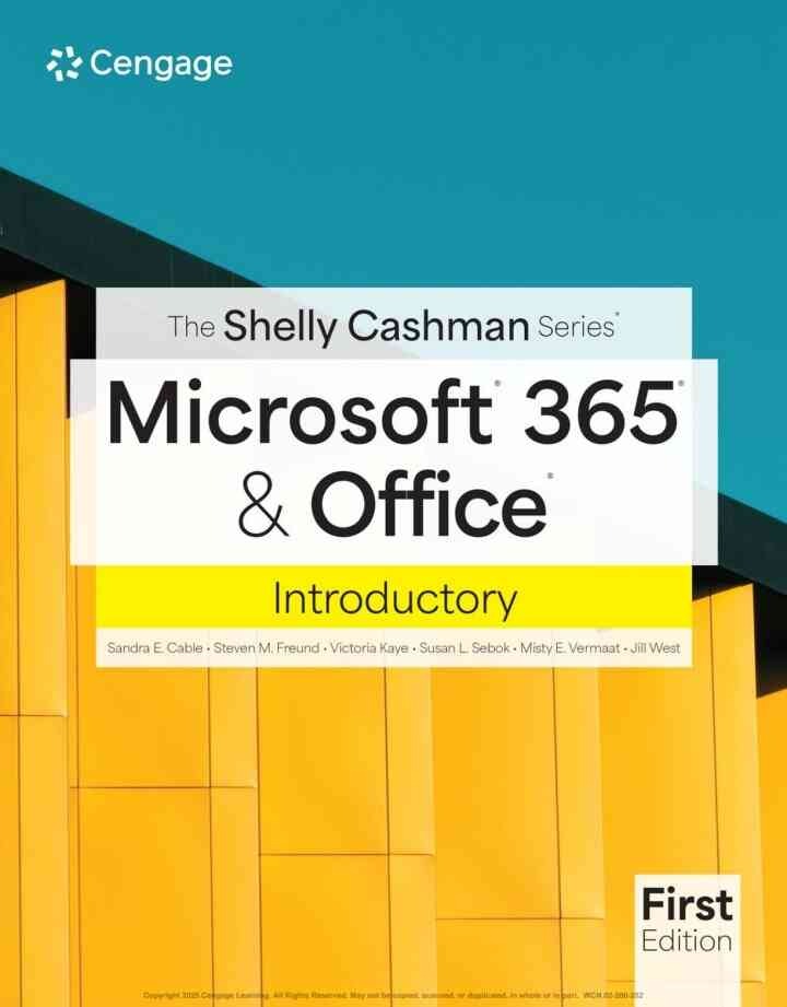 The Shelly Cashman Series Microsoft 365 & Office Introductory, 1st Edition eBook