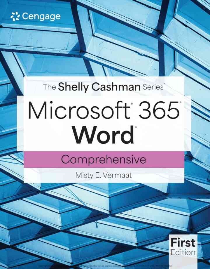 The Shelly Cashman Series® Microsoft® Office 365® & Word® Comprehensive, 1st Edition eBook