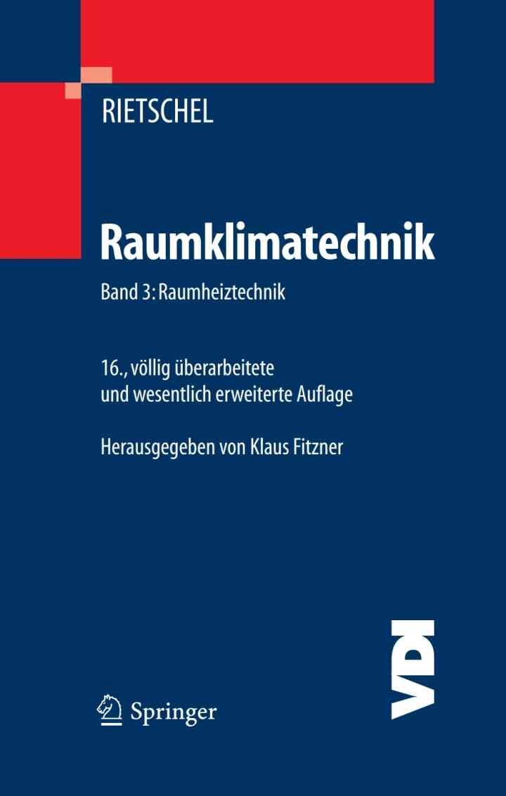 umklimatechnik : Band 3: Raumheiztechnik eBook
