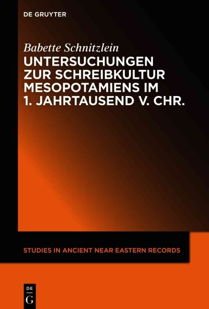 Untersuchungen zur Schreibkultur Mesopotamiens im 1. Jahrtausend v. Chr., 1st Edition eBook