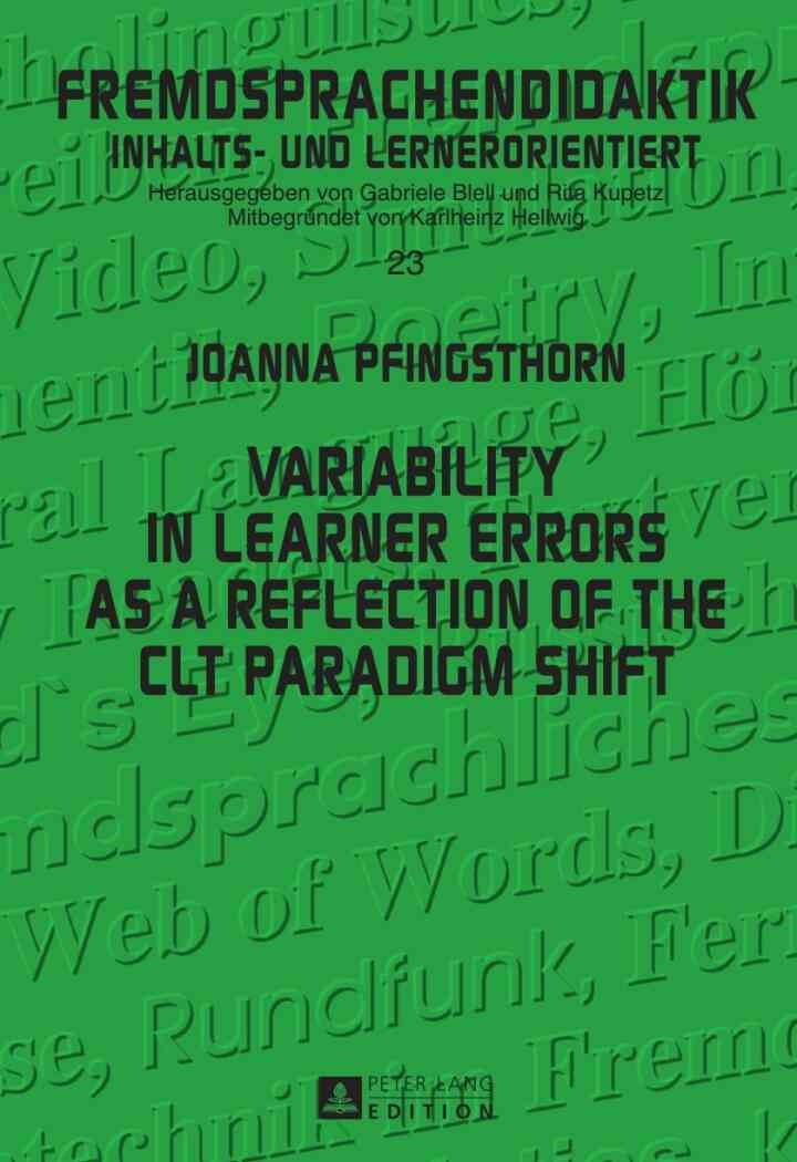 Variability in Learner Errors as a Reflection of the CLT Paradigm Shift eBook