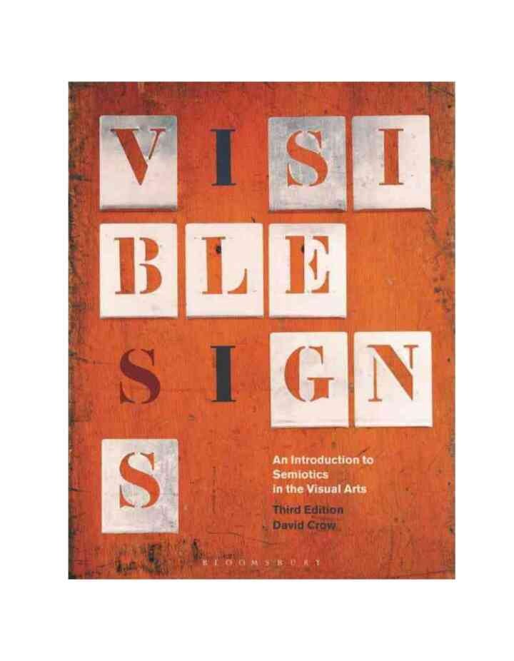 Visible Signs Sensitive Ma: 1st Edition An Introduction to Semiotics in the Visual Arts eBook