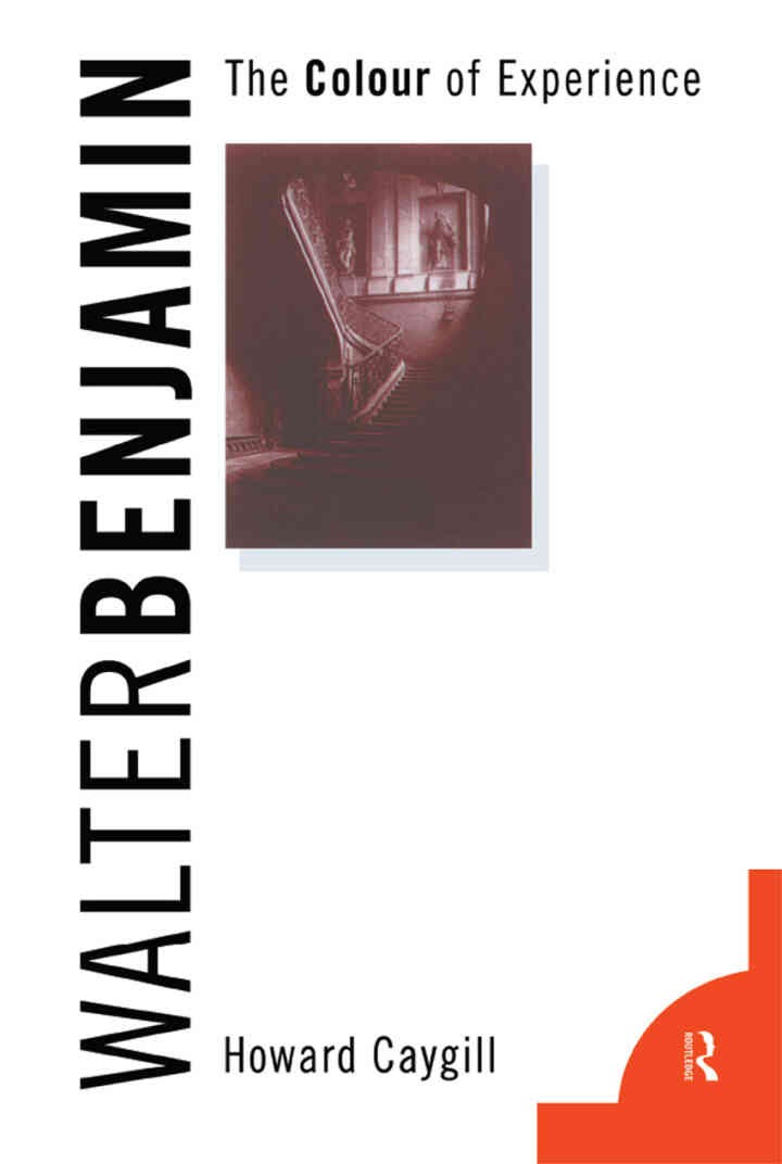 Walter Benjamin: The Colour of Experience eBook