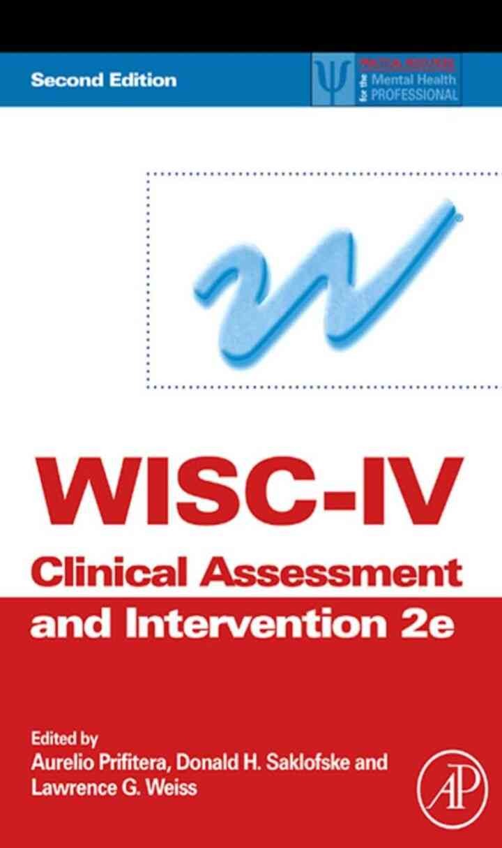 WISC-IV Clinical Assessment and Intervention eBook