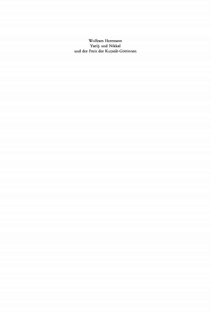Yarih und Nikkal und der Preis der Kutarat-Göttinnen: Ein kultisch-magischer Text aus Ras Schamra, 1st Edition eBook